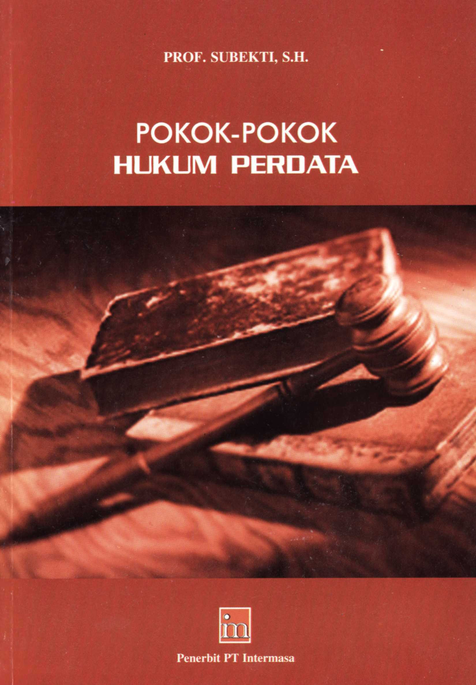 POKOK-POKOK HUKUM PERDATA